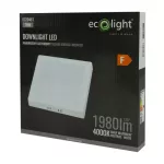 DOWNLIGHT N/T KWADRAT 18W 4000K BIAŁY DL-1