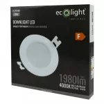 DOWNLIGHT P/T OKRĄG 18W 4000K BIAŁY DL-1