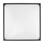 PLAFON 2xE27 N/T KWADRAT CZARNY