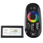 Sterownik RGBW dotykowy 24A 288W RF CZARNY