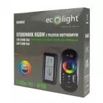 Sterownik RGBW dotykowy 24A 288W RF CZARNY