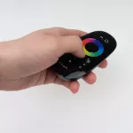 Sterownik RGBW dotykowy 24A 288W RF CZARNY