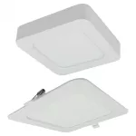 Downlight 18W kwadrat CCT 2w1