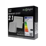 Downlight 6W kwadrat CCT 2w1