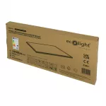 Panel LED 595x295 24W 4000K 1900lm N/T CZARNY