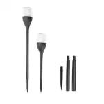 Solarny Słupek Ogrodowy LED PŁOMIEŃ SSO-1 1600K