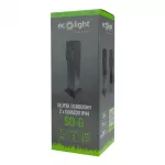 Słupek Ogrodowy z dwoma gniazdami 230V