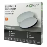 PLAFON LED 32W 4000K Z WYMIENNĄ RAMKĄ B/CZ