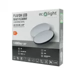 PLAFON LED 18W 4000K Z WYMIENNĄ RAMKĄ B/CZ