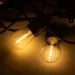 Solarna Girlanda LED 10m +10 x G45 E27 0.3W 2700K