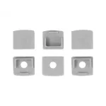 Profil GN03 natynkowy anodowany +klosz transp. 3m