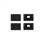 Profil GN02 natynkowy czarny +klosz mleczny 2m