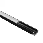 Profil R02 narożny czarny +klosz mrożony 2m