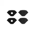 Profil R02 narożny czarny +klosz mrożony 2m