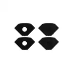 Profil R02 narożny czarny +klosz mleczny 2m