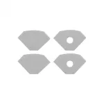 Profil R02 narożny biały +klosz mrożony 2m