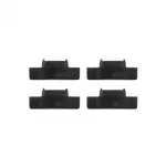 Profil P02 podtynkowy czarny +klosz mleczny 2m