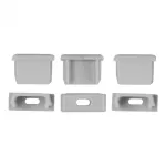 Profil N03 natynkowy anodowany +klosz mrożony 3m