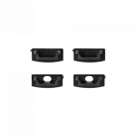 Profil N02 natynkowy czarny +klosz transp. 2m