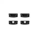 Profil N02 natynkowy czarny + klosz czarny 2m