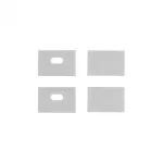 Profil GPS02 podtynkowy biały + klosz mleczny 2m