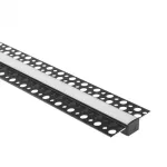 Profil GP-01 podtynkowy czarny + klosz mrożony 1m