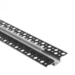 Profil GP-01 podtynkowy czarny + klosz transp. 1m