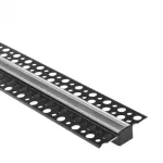 Profil GP-01 podtynkowy czarny + klosz transp. 1m