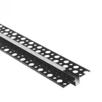 Profil GPW-02 podtynkowy czarny + klosz mrożony 2m