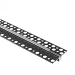 Profil GPW-02 podtynkowy czarny + klosz transp. 2m