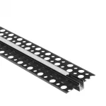 Profil GPW-02 podtynkowy czarny + klosz mleczny 2m