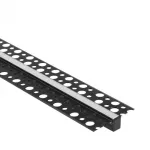 Profil GPW-02 podtynkowy czarny + klosz mleczny 2m