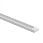 Profil N01 natynkowy biały + klosz transp. 1m