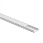 Profil N01 natynkowy biały + klosz mleczny 1m