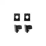 Profil NW02 natynkowy czarny + klosz mleczny 2m