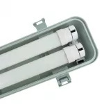ZESTAW oprawa hermetyczna + 2xtuba LED 60cm 6500K