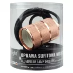 Oprawa sufitowa wisząca 2m E27 Różowe Złoto