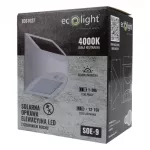 Biała Lampa Solarna Elewacyjna 3W 4000K SOE-9