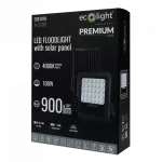 Naświetlacz LED ABS 100W 4000K z P. SOLARNYM