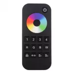 Pilot RT9 RF do sterowników RGB&amp;RGBW 4-strefowy dotykowy czarny