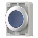 M30C-FDL-B Podśw.przycisk 30mm płaski, niebieski