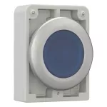 M30C-FDL-B Podśw.przycisk 30mm płaski, niebieski