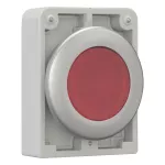 M30C-FDL-R Podśw.przycisk 30mm płaski, czerwony