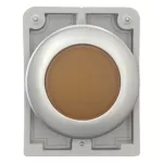 M30C-FL-A Główka lampki sygn.,30mm,płaska,bursztyn.