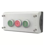 M22-I3-M1 Kpl. obudowa z 3 przyciskami - I, O, II - 3Z+3R