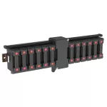 RSFB6312 RED SPOT FUSEBANK 63A 660V AC 12 WAY