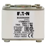 170M5413 Wkładka szybka, 700 A, AC 690 V, size 2, 61 x 77 x 51 mm, aR, IEC, UL
