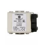 170M4564 Wkładka szybka, 500 A, AC 690 V, size 1, 53 x 69 x 51 mm, aR, IEC, UL, wskaźnik K, flush end, 18 UNC