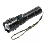 Latarka LED 15W, 1200lm, 3000mAh, funkcja zoom, cyfrowy wskaźnik baterii