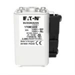 170M3489 Wkładka szybka, 63 A, AC 1250 V, compact size 1, 45 x 59 x 81 mm, aR, IEC, UL, wskaźnik K, flush end, 18 UNC